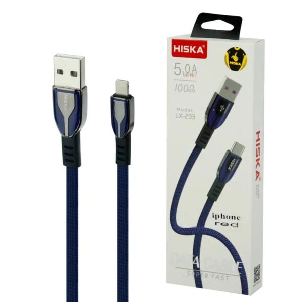 کابل USB به لایتنینگ هیسکا مدل LX-293 طول 1 متر