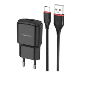 شارژر دیواری بروفون مدل BA48A به همراه کابل تبدیل USB-C