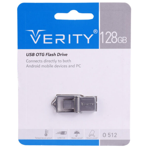 فلش مموری وریتی مدل O512 USB3.0 ظرفیت 128 گیگابایت