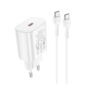 شارژر دیواری هوکو مدل N22 PD 25W به همراه کابل تبدیلUSB-C