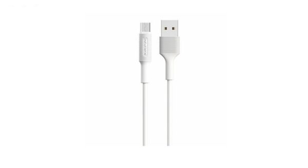 کابل تبدیل USB به MICRO USB بروفون مدل BX1 طول 1 متر