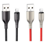 کابل تبدیل USB به لایتنینگ بروفون مدل BX45 طول 1 متر