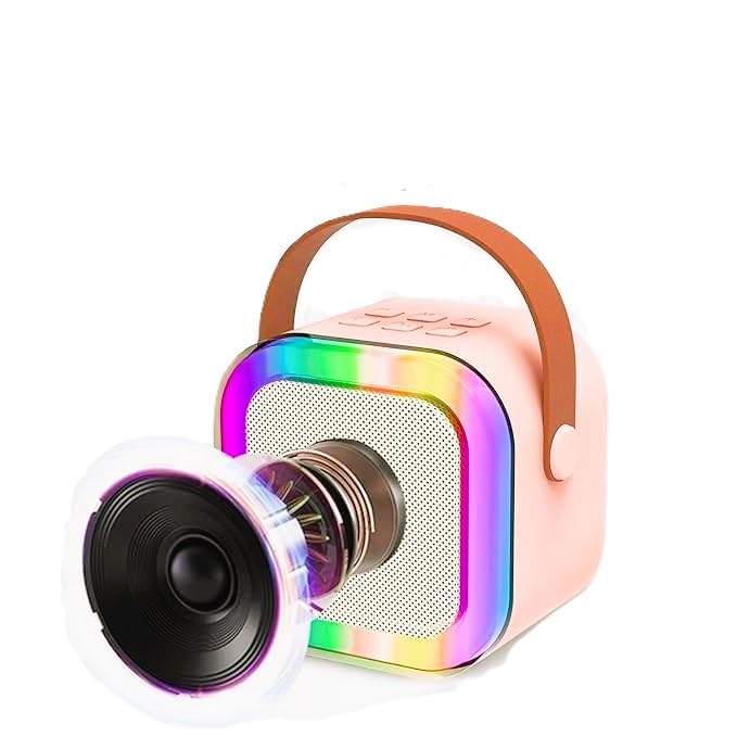 51dlAfazmyL اسپیکر بلوتوثی قابل حمل مدل K12 دو میکروفون - Image 4