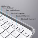 کیبورد بی سیم هیسکا مدل HX-KE255 - Image 5