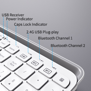 50b3720999765d56a116c3ee9ddaabb7009c48c2a6e7ef0abb5f32de6b5e28c5 کیبورد بی سیم هیسکا مدل HX-KE255 - Image 5