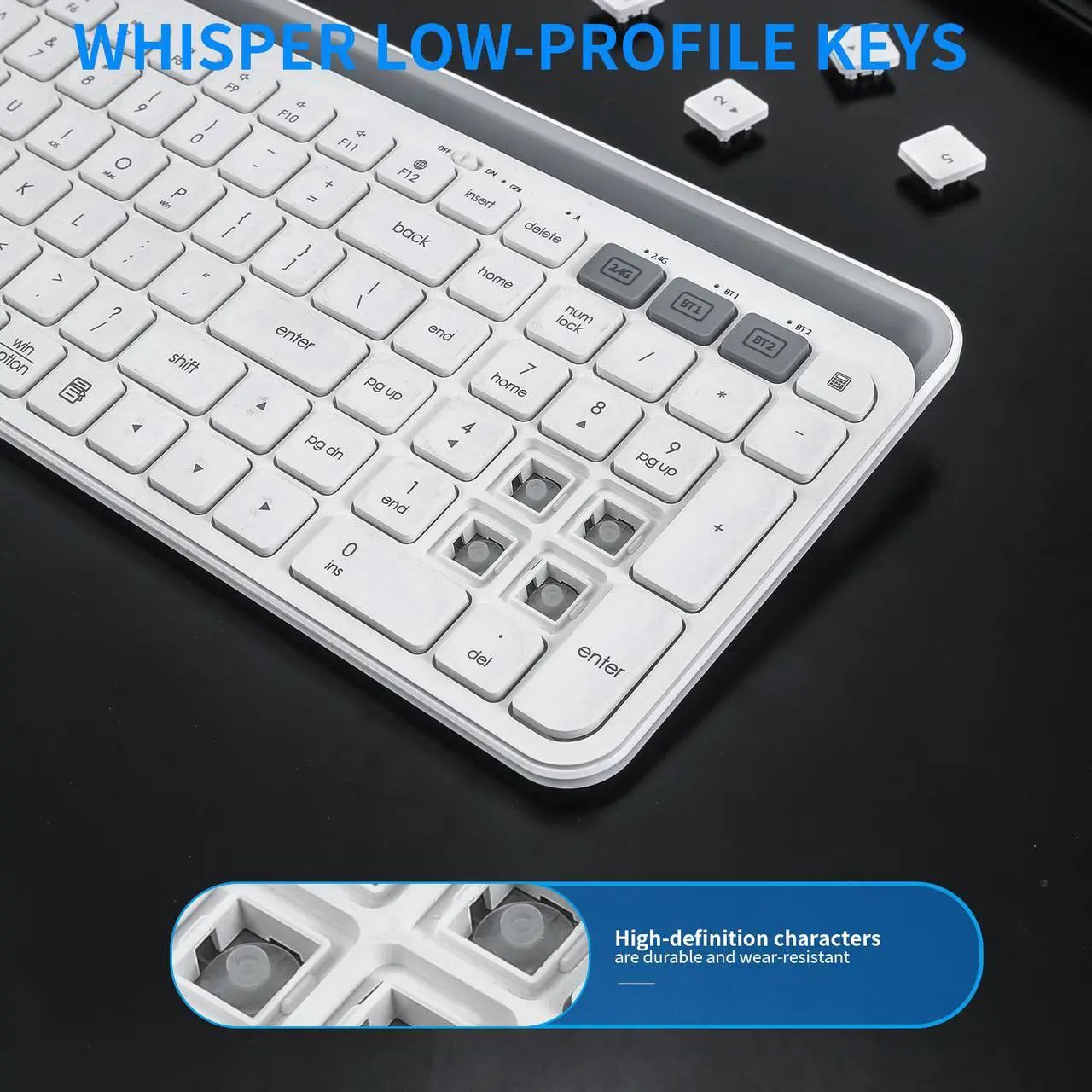 AWEJS220106OSYn7 کیبورد بی سیم هیسکا مدل HX-KE255 - Image 9