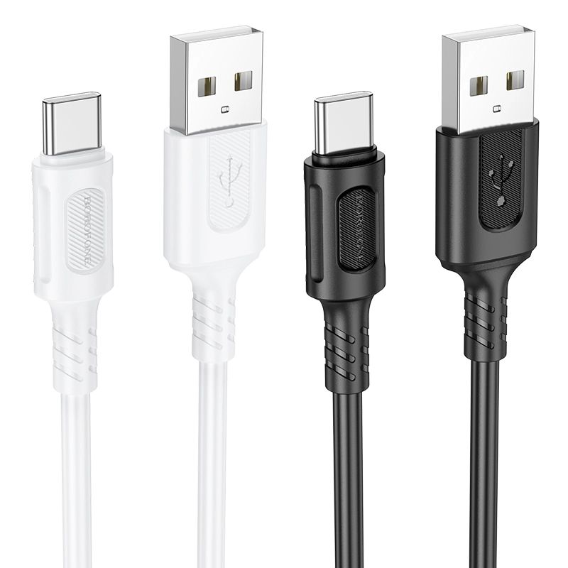 BOROFONE_CABLE_BX111_TYPE-C-_1M_3A-1 (2) کابل شارژ USB-A به USB-C بروفون مدل BX111 - Image 5