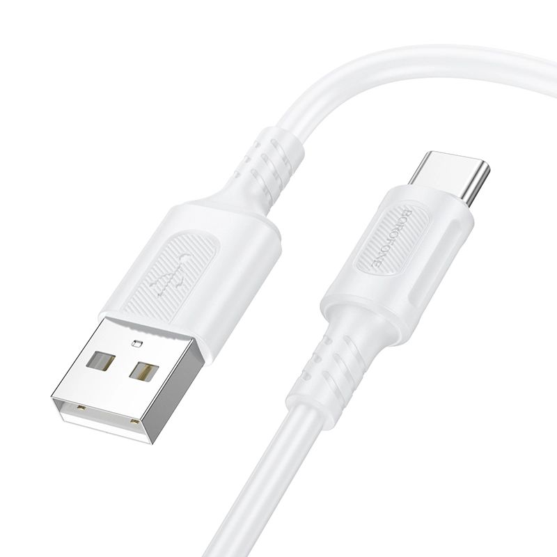 BOROFONE_CABLE_BX111_TYPE-C-_1M_3A-2 کابل شارژ USB-A به USB-C بروفون مدل BX111 - Image 4