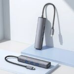 هاب شارژر  بروفون با سری تایپ سی مدل DH12 - Image 8