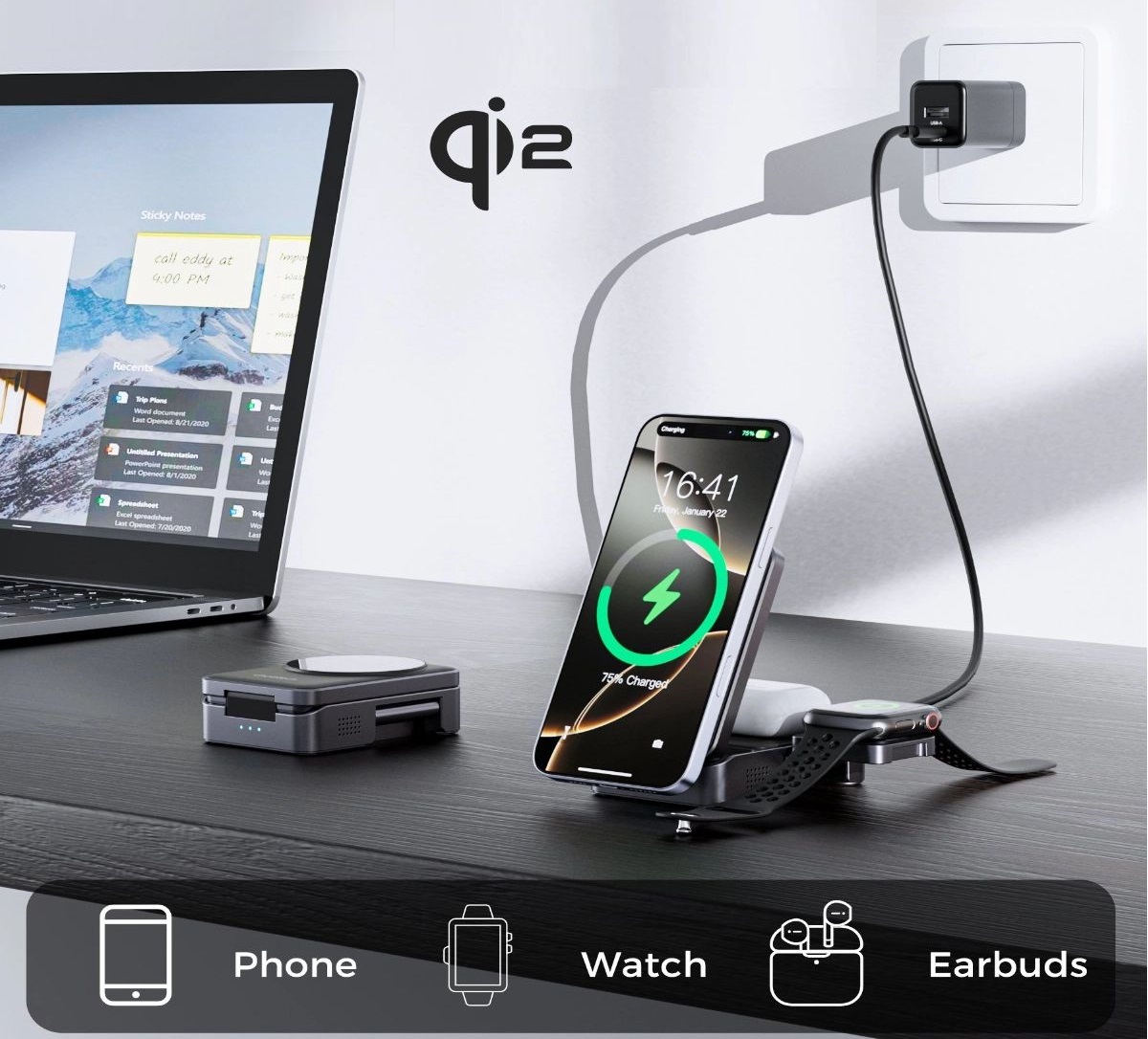 de-sac-nhanh-khong-day-3-in-1-gap-gon-15w-choetech-t637-chuan-qi2-dung-cho-iphone-airpods-va-apple-watch-hang-chinh-hang-11 شارژر بی سیم هیسکا مدل HR-15 - Image 4